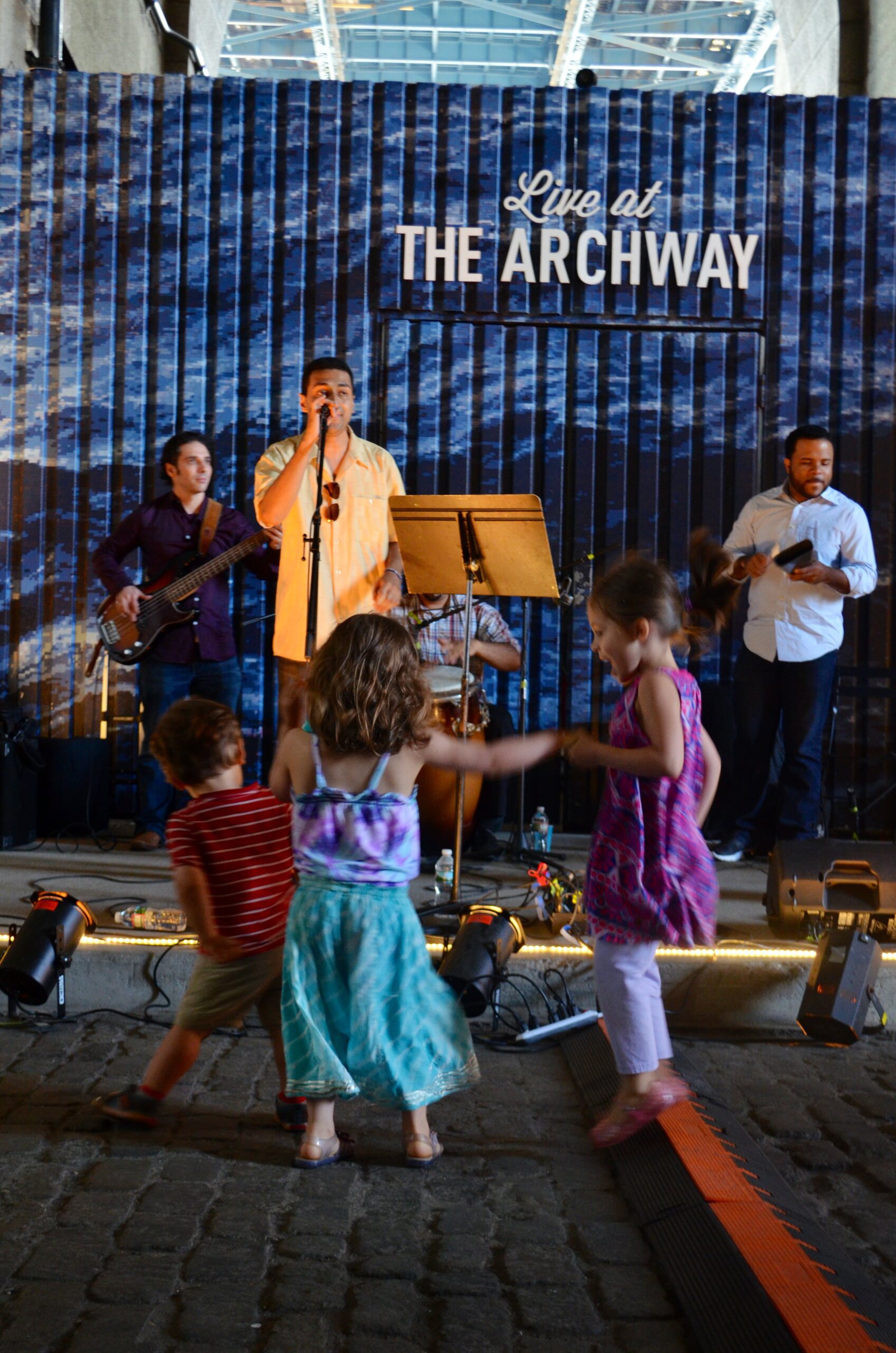 NYC Brooklyn DUMBO Improvement District - Small Business & Community - Community - NYC DUMBO Events at the ARCHWAY - 2016 LIVE at the Archway Los Hacheros