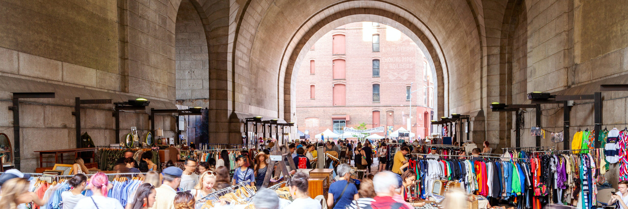 NYC Brooklyn DUMBO Improvement District - Small Business & Community - Events in the Archway - The Brooklyn Flea