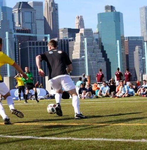NYC Brooklyn DUMBO Improvement District - Small Business & Community - Community - NYC DUMBO BY THE NUMBERS - Brooklyn Bridge Park NYFest 2018 Soccer