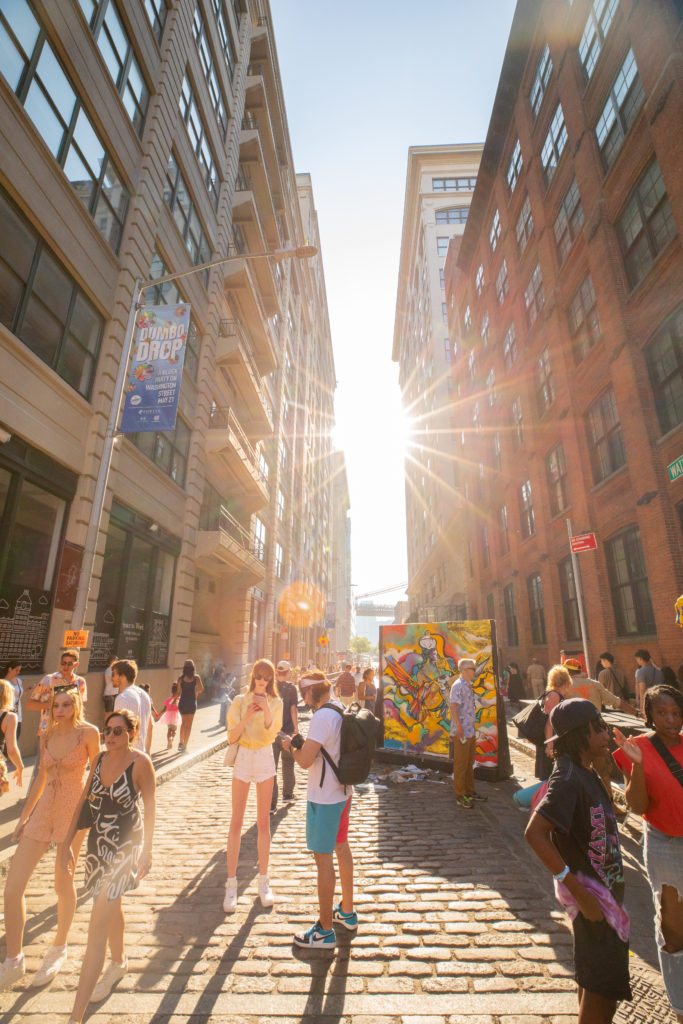 NYC DUMBO Improvement District - Small Business & Community - Community - DUMBO Drop 2022 Hassan Mokaddam - Washington Street