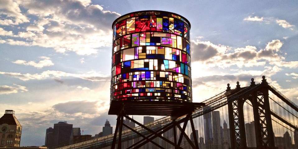 NYC DUMBO Improvement District - Small Business & Community - The Best of DUMBO - DUMBO Tom Fruin Watertower