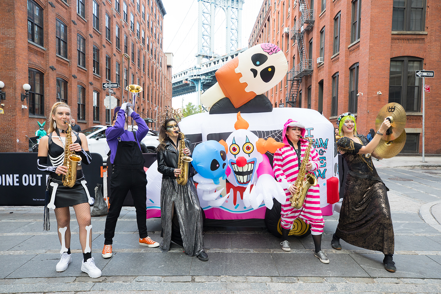 NYC DUMBO Improvement District - Small Business & Community - Events in DUMBO - Dumboween Neighborhood Traditions - Photo by Hassan Mokaddam