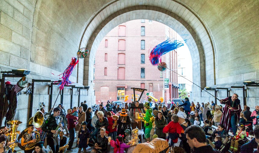 NYC DUMBO Improvement District - Small Business & Community - Community - DUMBOWEEN Archway