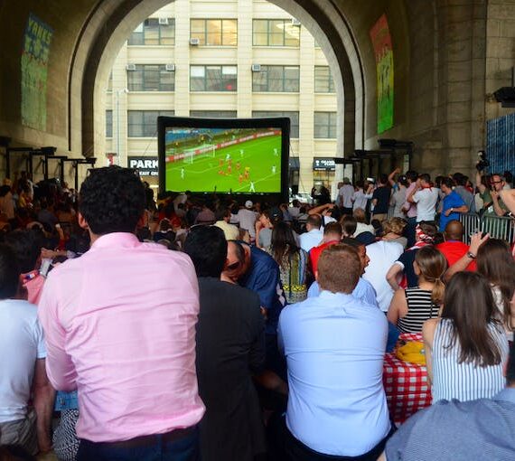 NYC DUMBO Improvement District - Small Business & Community - DUMBO Event - The DUMBO Archway - 2014 World Cup