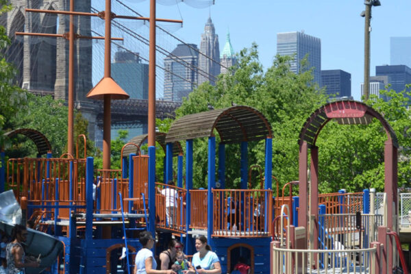 NYC DUMBO Improvement District - Main Street Playground - Brooklyn Bridge Park