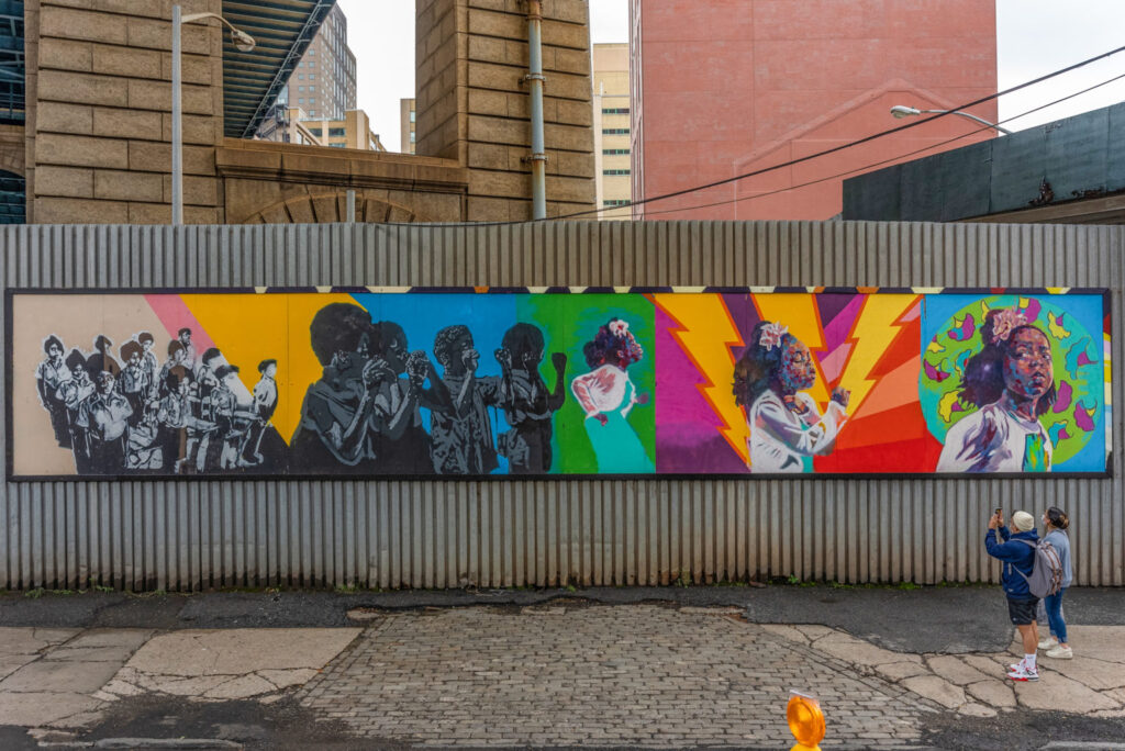 NYC DUMBO Improvement District - Small Business & Community - Public Art + Exhibition - Sophia Mural