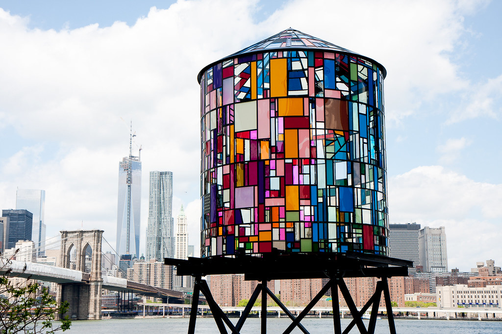 NYC DUMBO Improvement District - Small Business & Community - The Best of DUMBO - DUMBO Tom Fruin Watertower