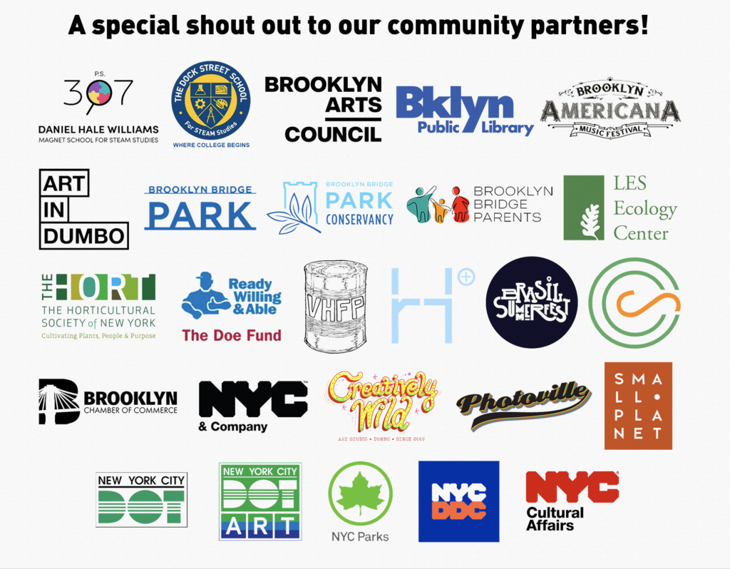 NYC DUMBO Small Business & Community - About Us - 2022 Community Partner Logos