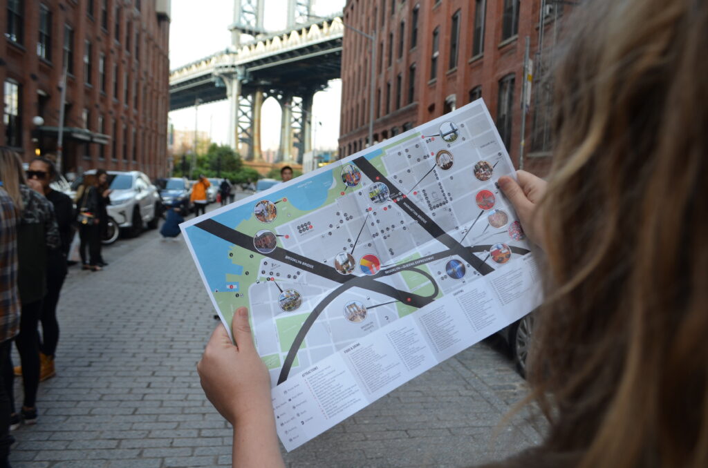 NYC DUMBO Small Business & Community - About Us - DUMBO Map