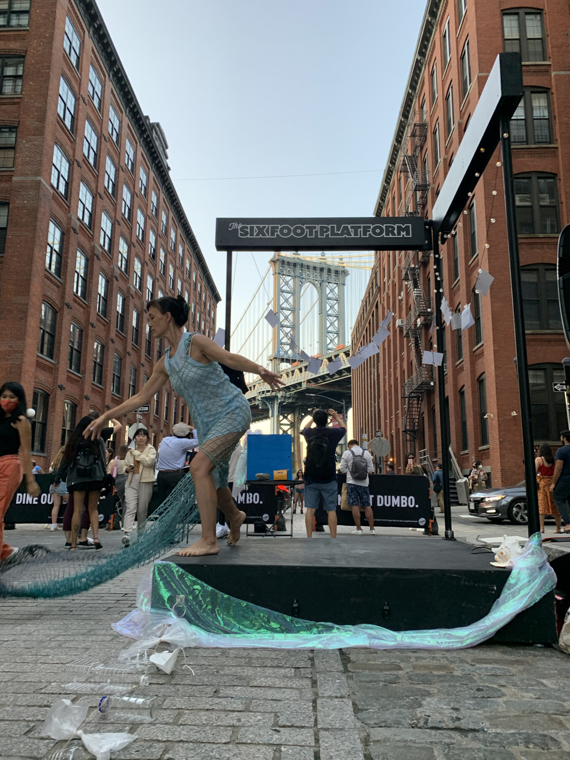 DUMBO Washington Street 2022 Event - 6FT Platform Marina Celander