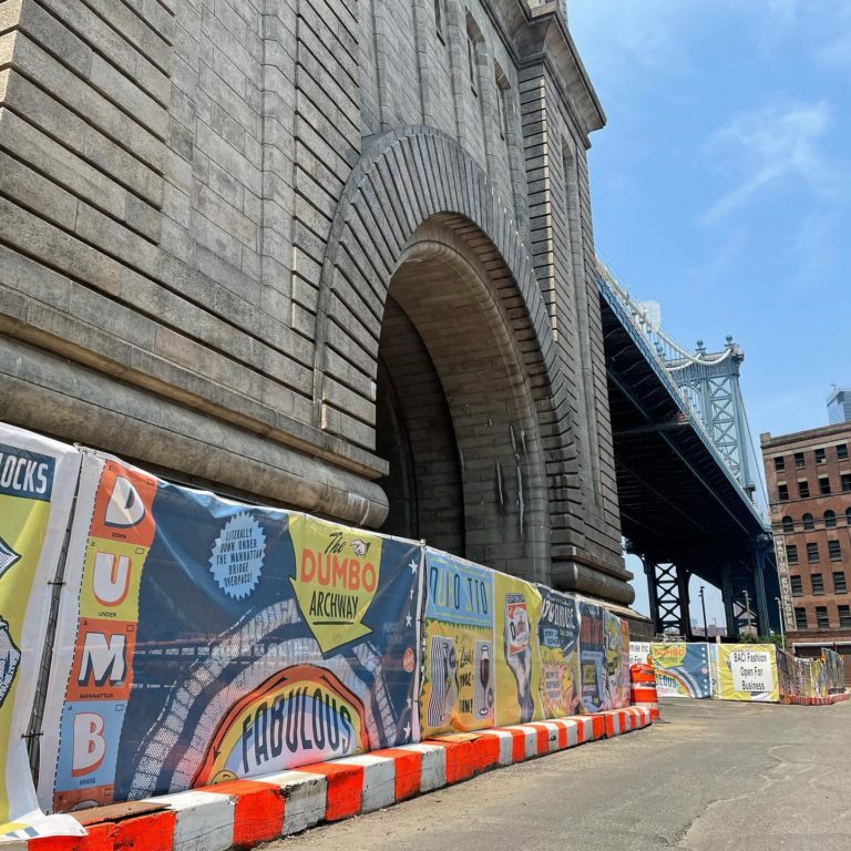 DUMBO Projects and Public Art: The Archive on the Archway called Morning Breath