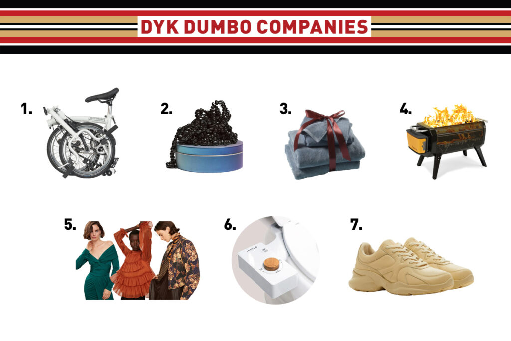 NYC DUMBO Improvement District - Community + Small Business - 2023 DUMBO Gift Guide for DYK DUMBO companies
