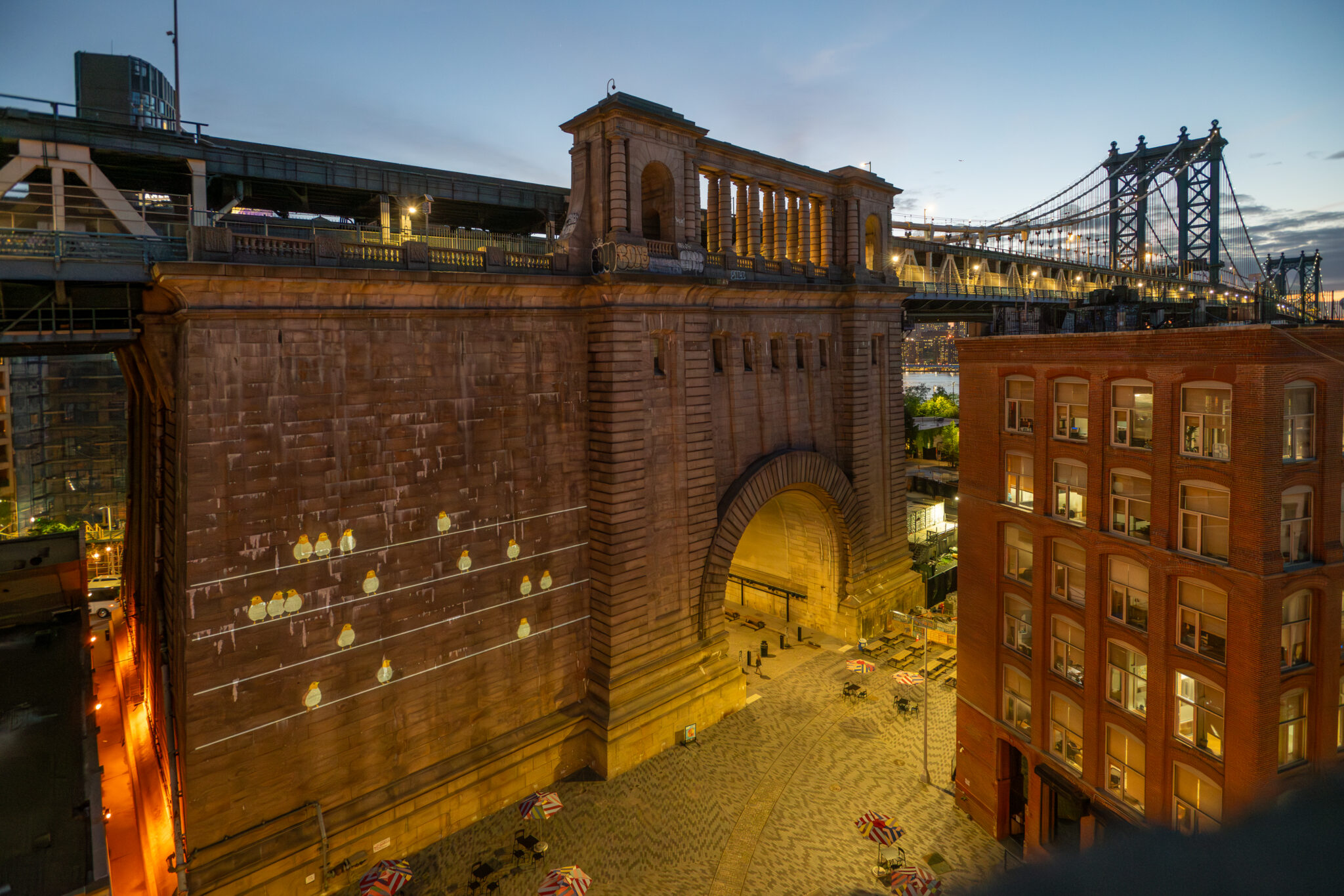 The Dumbo Projection Project - Dumbo, Brooklyn